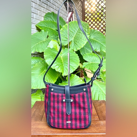 Charlie Paige Crossbody - Plaid, Red -EUC - Picture 2 of 8